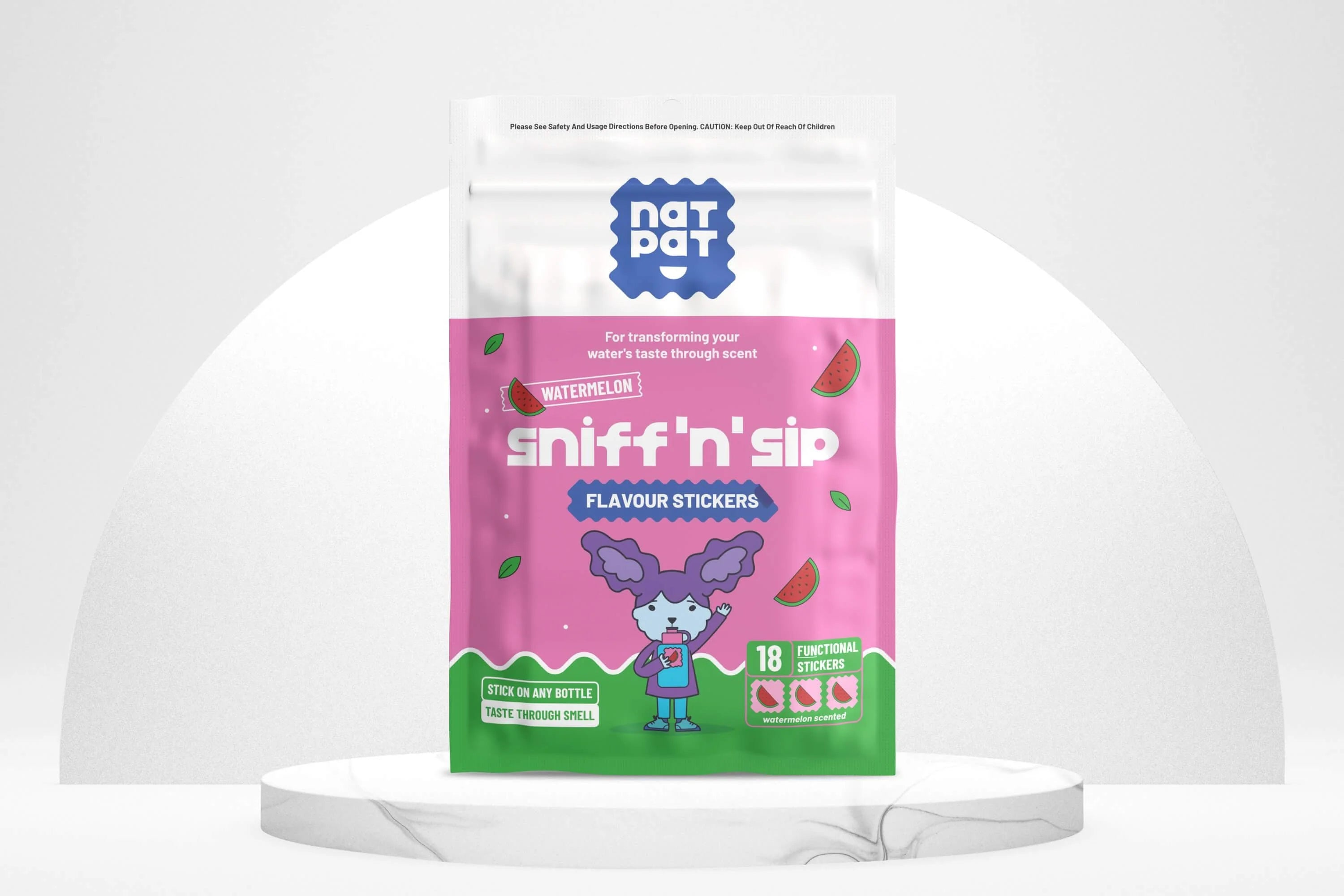 Sniff 'n' Sip Flavour Stickers